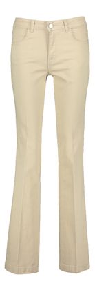 Para Mi Beige flare fit broek met hoge taille Jade