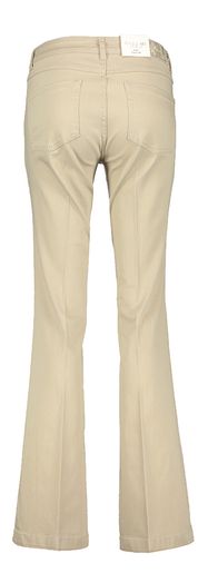 Beige flare fit broek met hoge taille Jade Para Mi
