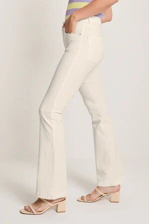 Ecru flared jeans Jade Color Denim Para Mi