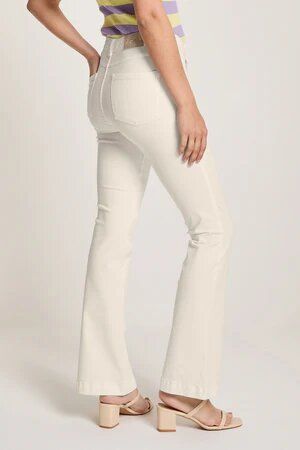 Ecru flared jeans Jade Color Denim Para Mi