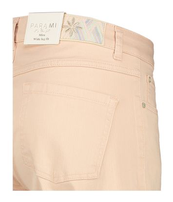 Lichtroze wijdere jeans Jade Color Denim Para Mi