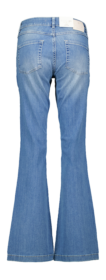 Blauwe flared fit jeans met hoge taille Jade Para Mi