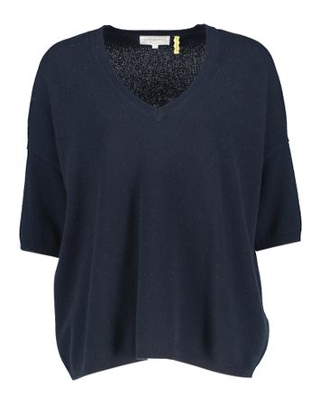 Blauwe trui in cashmere Martinettie Lees Tricots De Lea