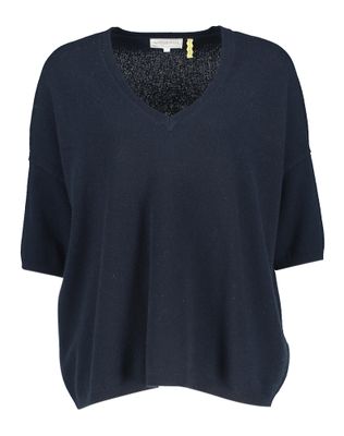 Blauwe trui in cashmere Martinettie Lees Tricots De Lea