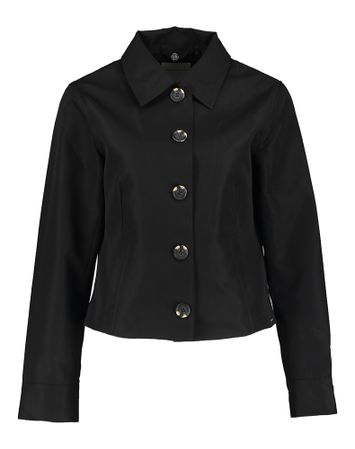 Zwarte vest met detailknopen Odette Rino Pelle