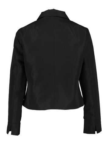 Zwarte vest met detailknopen Odette Rino Pelle