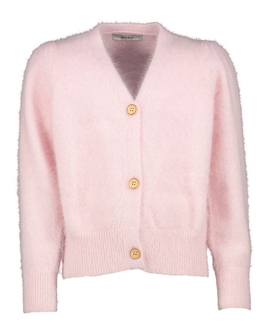 Licht roze zachte cardigan Phoebe Blue Bay