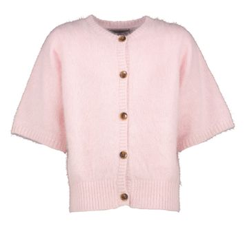 Licht roze fluffy cardigan Paige Blue Bay 