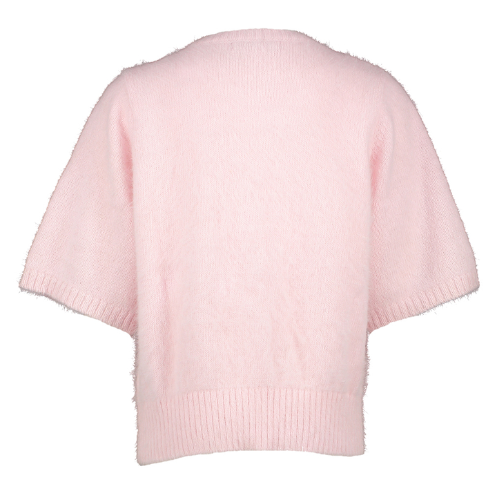 Licht roze fluffy cardigan Paige Blue Bay