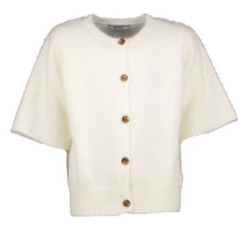Ecru zachte cardigan met korte mouwen Paige Blue Bay 