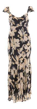 Rails Bruine zomerjurk met bloemenprint Maigold