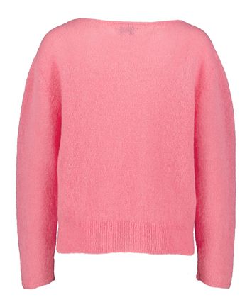 Roze wollen trui Bikey Maison