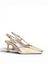 Goudkleurige slingbacks met trechterhak Natan
