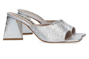Natan edition 5 Argento slippers met hak Natan