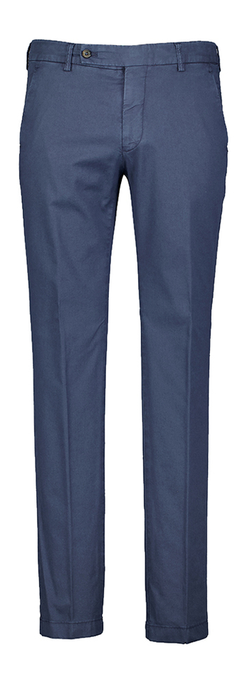 Donkerblauwe slim fit chino Morello Berwich