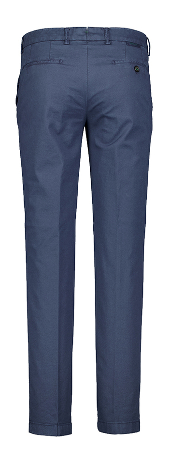 Donkerblauwe slim fit chino Morello Berwich