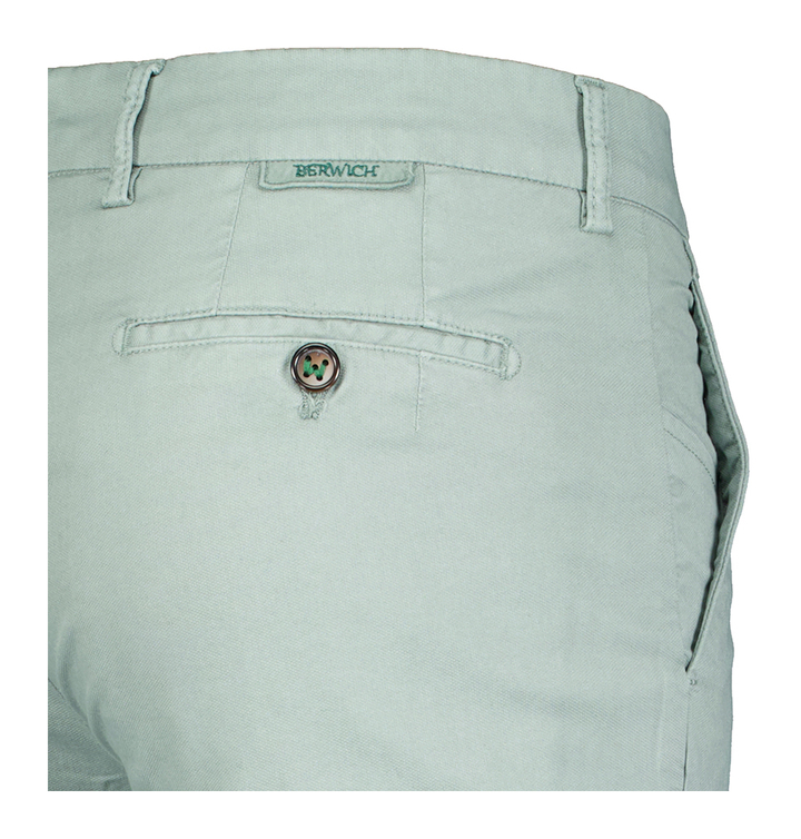 Kaki groene slim fit chino Morello Berwich