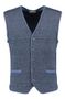 Blauwe Mouwloze gilet 