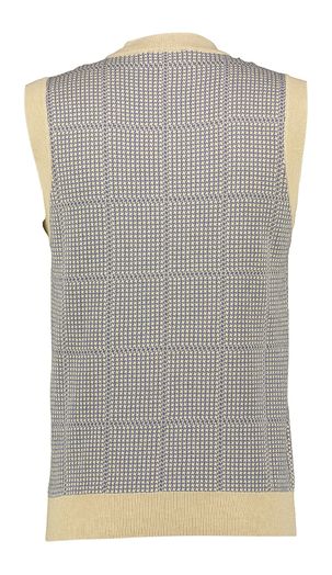 Beige geruite debardeur Altobello