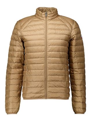 Jott Beige padded jas met rits 