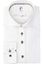 Wit katoenen hemd (regular fit) met donkere knopen en lange mouwen R2