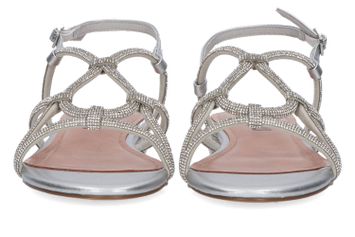 Plata sandalen met strass Bibi Lou