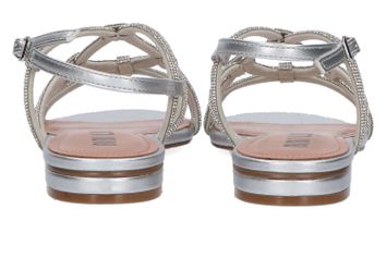 Plata sandalen met strass Bibi Lou