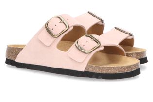 Scholl Iconic Roze instappers in velours Jozephine Scholl