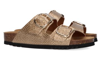 Bronze reptile sandalen Noelle Scholl