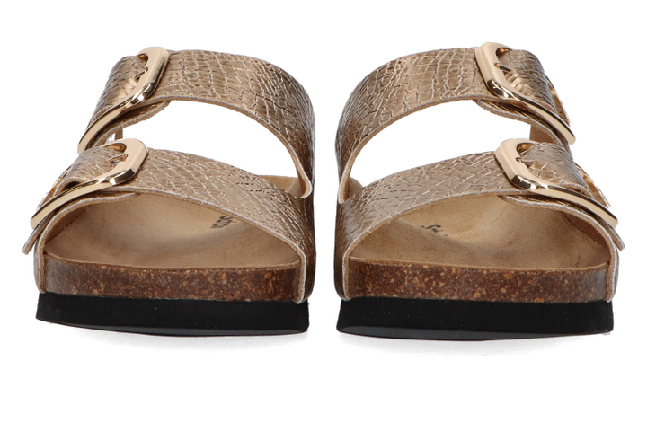 Bronze reptile sandalen Noelle Scholl