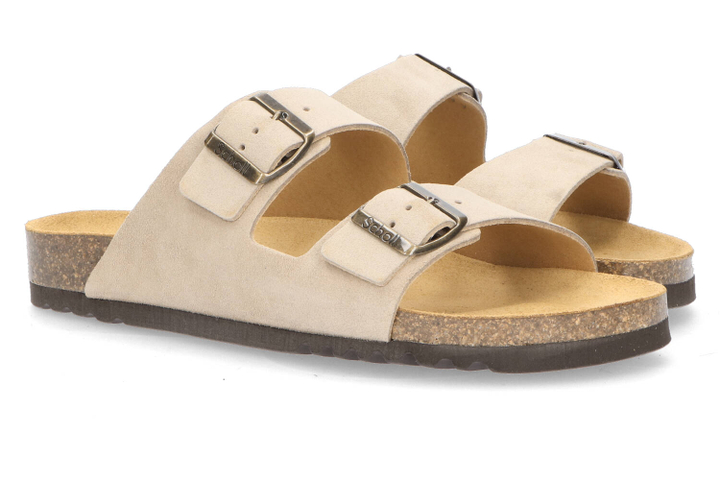 Beige slippers in velours Julien Scholl