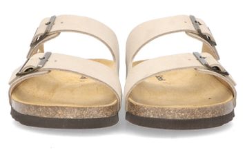 Beige slippers in velours Julien Scholl