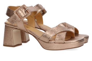 Sabbia rosé sandalen met blokhak Amouche Catwalk