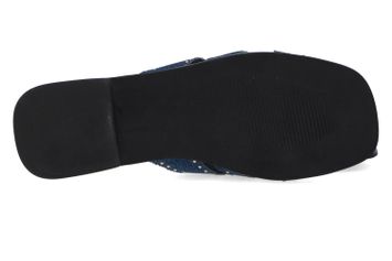 Jeansblauwe sandalen Vlinder Catwalk 