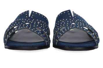 Jeansblauwe sandalen Vlinder Catwalk 