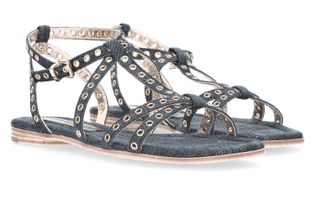 Kennel + Schmenger Blauwe sandalen in jeans