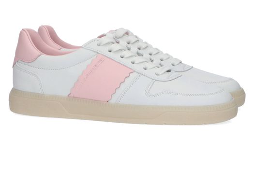 Wit met roze lage sneakers Kennel+Schmenger