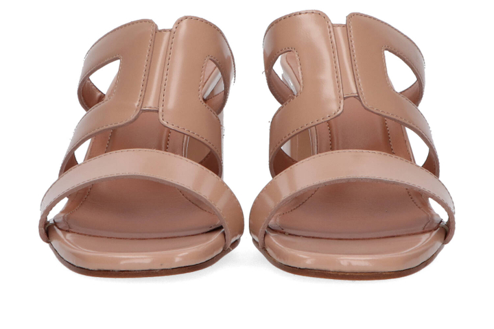 Laredo mousse naturale instappers met blokhak Triver Flight