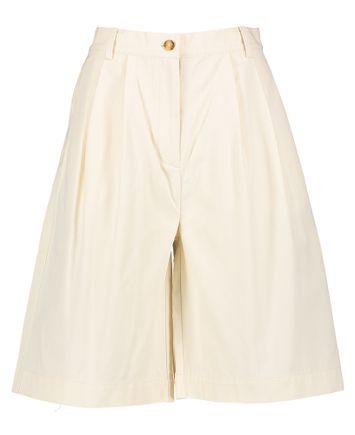 Ivoorkleurige oversized katoenen short Rue de Tokyo