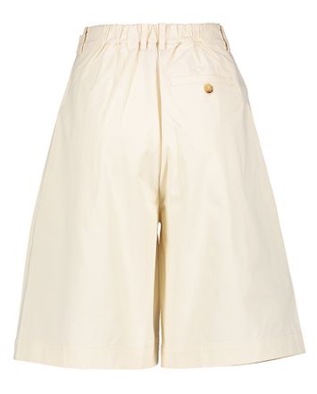 Ivoorkleurige oversized katoenen short Rue de Tokyo