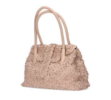 Beige handtas Kirsten Large Allan K 