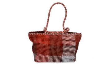 Chrystal multicolor handtas Solene Flower Checks