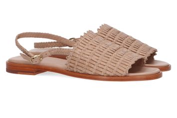 Beige kleurige sandalen Hope Lizard Allan K