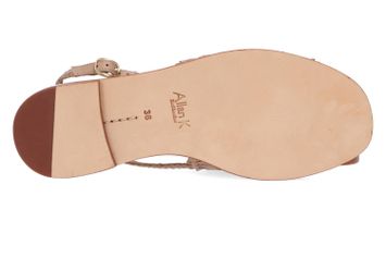 Beige kleurige sandalen Hope Lizard Allan K