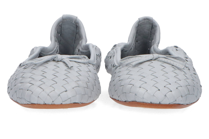 Lichtblauwe geweven ballerina's Nola Allan K