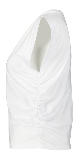 Witte t-shirt met strop aan de zijkant Homage