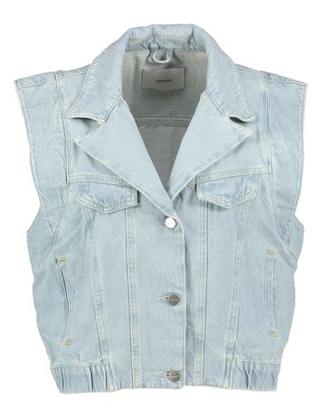 Lichtblauwe mouwloze vest Homage 