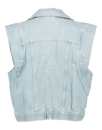 Lichtblauwe mouwloze vest Homage 