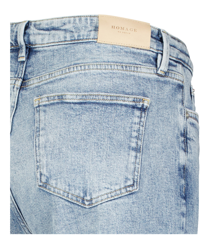 Blauwe straight fit jeans Homage