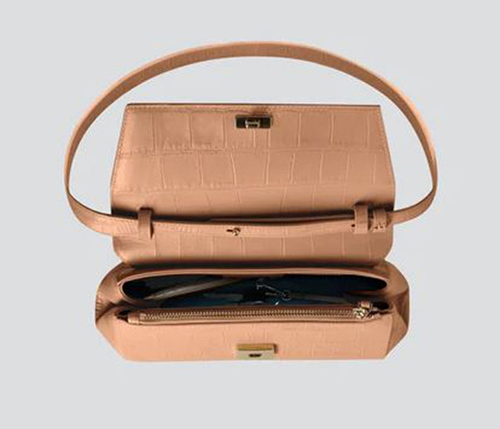 Cappuccino crocco clutch Kaai 